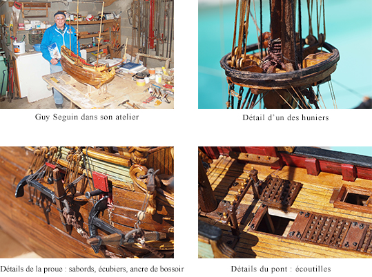 La maquette du Grand Saint Antoine réalisée par Guy Seguin La maquette du Grand Saint Antoine réalisée par Guy Seguin
