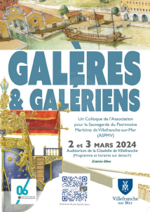 Affiche du colloque « Galères et Galériens »