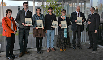 3e journée d'étude (18 novembre 2021). Les nouvelles recherches en histoire maritime autour des lauréats du prix Étienne TAILLEMITE 2020 et 2021 - Hélène Richard (vice-présidente en charge du prix é. Taillemite), Luc-Antoine Lenoir, Hélène Botcazou, Édern Olivier-Jégat, Marie-Cécile Kaspryk-Istin, François Biquet et Michel Aumont (président)