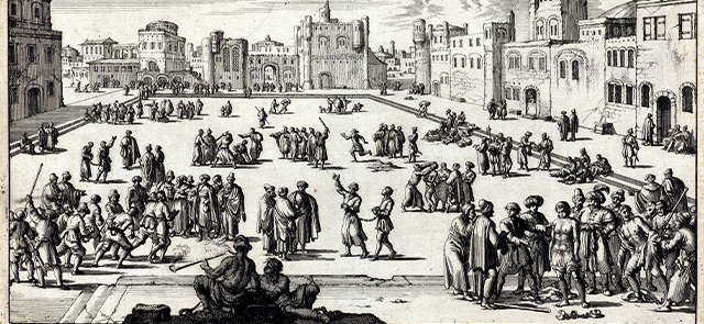 Publication : Olivier d’Orbcastel, « Chebec », roman historique, Edition Erickbonnier, Paris, 2018. Illustration : Jan Luyken, Marche aux esclaves d'Alger(gravure) Publication : Olivier d’Orbcastel, « Chebec », roman historique, Edition Erickbonnier, Paris, 2018. Illustration : Jan Luyken, Marche aux esclaves d'Alger(gravure)