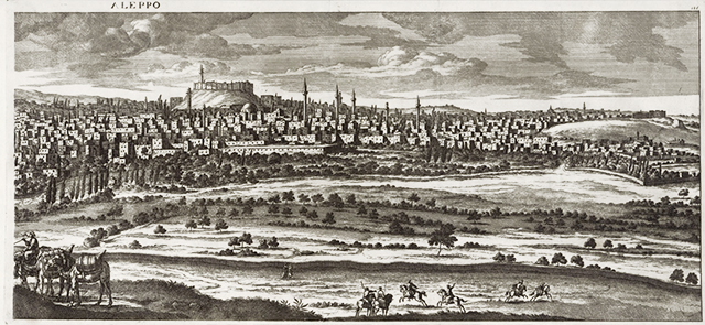 Illustration : Jan Luyken engraving Aleppo Syria Levant