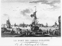 Port des Sables d'Olonne, gravure